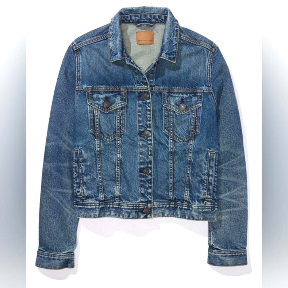 American Eagle Women’s Denim Jacket Blue Size S NWT